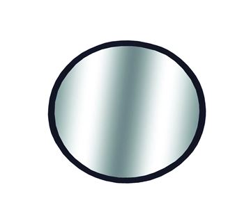 Picture of Exterior Mirror; Hot Spot; Blind Spot Mirror; Single; Black; Manual; 3-3/4 Inch Round Stick-On Part# 30194 49302 
