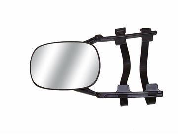 Picture of Exterior Towing Mirror; Clip On; Designed For Large Factory Truck and Van Mirrors; 5 x 7-1/2 Inch Mirror Part# 38730 11950 