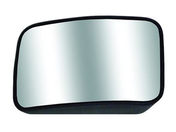 Picture of Exterior Mirror; Hot Spot; Blind Spot Mirror; Single; Black; Manual; 2-1/2 Inch x 3-3/4 Inch Stick-On Wedge Part# 34755 49702 