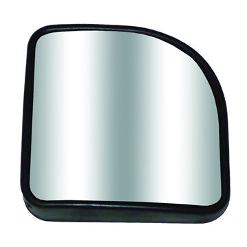 Picture of Exterior Mirror; Hot Spot; Blind Spot Mirror; Single; Black; Manual; 3 Inch x 3 Inch Wedge Stick-On Part# 38544 49403 