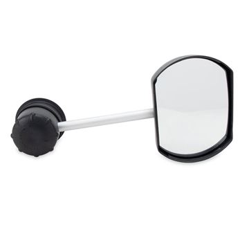 Picture of Exterior Towing Mirror; Suction Mount Extension Arm; Single 5-1/2 Inch Mirror With Extension Arm; Driver Side Flat Part# 31679 25663