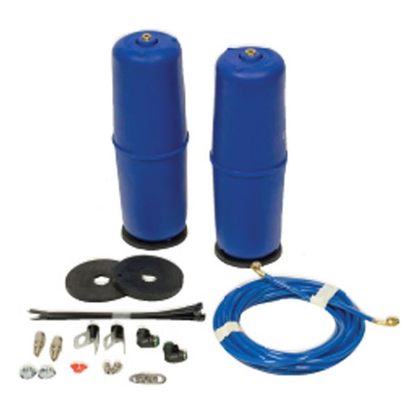 Picture of Many Vehicles; Helper Spring Kit; Coil-Rite ™; Air Spring; Mounts Inside Coil Spring; 500 to 1000 Pound Leveling Capacity; Adjustable from 5 to 35 PSI Part# 37438 4100