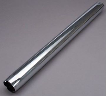 Picture of Table Leg; Fixed Length; 29-1/2 Inch Length; Tubular; Non-Foldable; Chrome Plated; Steel Part# 20-0555 HG295L 