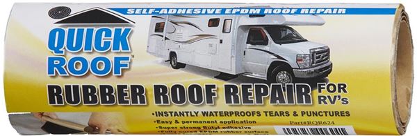 Picture of CoFair Quick Roof Repair Tape 6In X 24In, White Part# 13-1427    RQR624