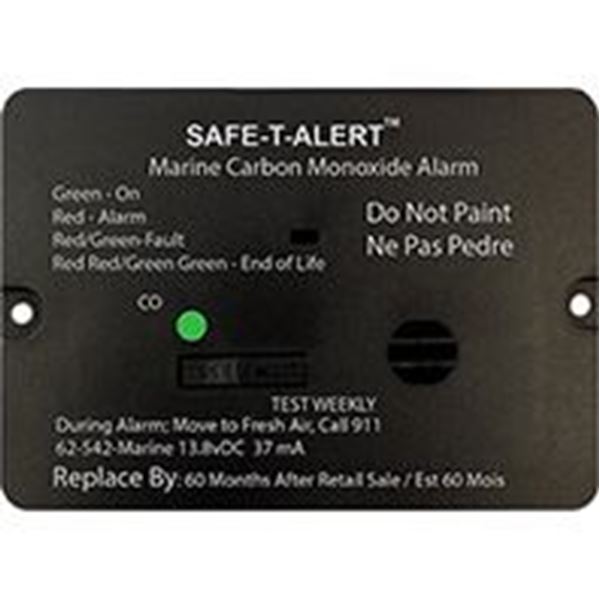 Picture of MTI Ind. Safe-T-Alert Carbon Monoxide Detector, Black Part# 03-1968    65-542-BL