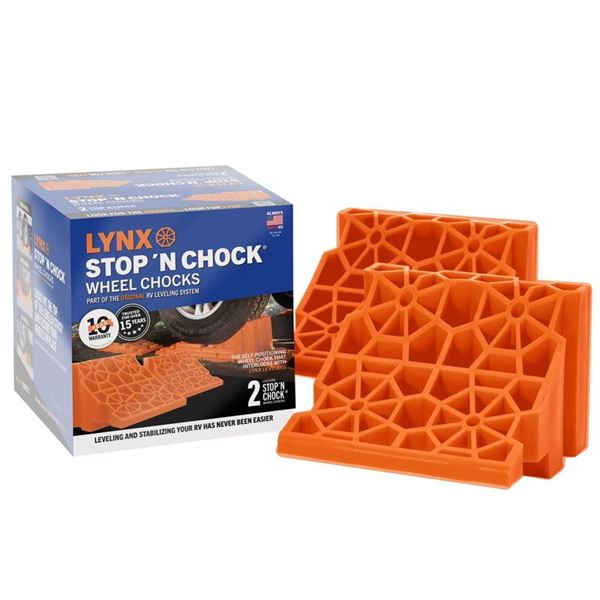 Picture of 2 - Pack Lynx Stop 'N' Chock Part # 15-0241 00018 - 2 PK 