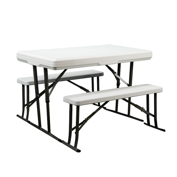 Picture of Folding Picnic Table with 2 Benches Part # 03-8104  69863