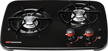 Picture of Drop In Two Burner Cook Tops Part # 03-7610 3070ABK 