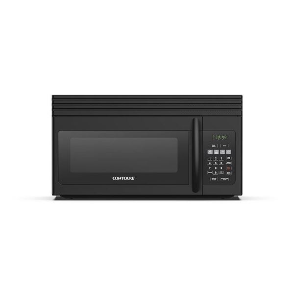 Picture of Contoure Over The Range Microwave Oven Black Part # 62-1634   RV-400-BK-OTR