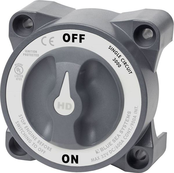 Picture of Batter Disconnect Switch On/Off Part # 04-6910 3000-BSS 