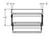 Picture of Entry Step Triple 24" Part # 04-0357 SMFP-3100