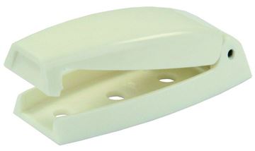 Picture of JR Products Baggage Door Catch Bullet Style, Colonial White Part# 20-0653    10254  (41255)