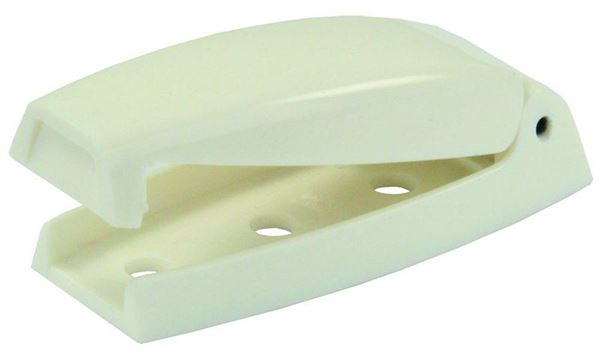 Picture of JR Products Baggage Door Catch Bullet Style, Colonial White Part# 20-0653    10254  (41255)