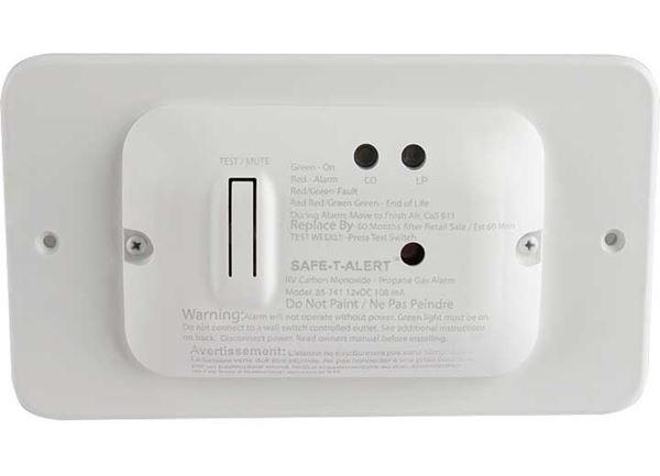 Picture of MTI Ind. Safe-T-Alert Dual LP/CO Detector, White Part# 06-6551    85-741-WT-TR