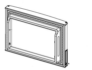 Picture of Norcold N8DC Refrigerator Door Upper Part# 07-7679  640153