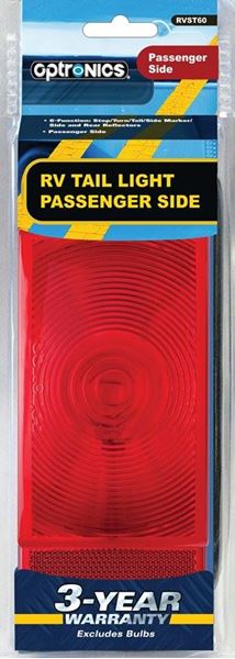 Picture of Trailer Light; Stop/ Turn/ Tail Light; Rectangular   71-7202  /   RVST60S